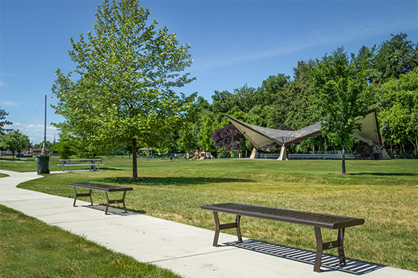 Metal Park Benches