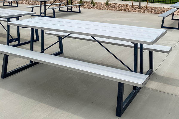 Aluminum Commercial Picnic Table Manufactures Utah